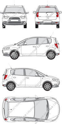 Mitsubishi Colt, 2008–2012 (Mits_071)