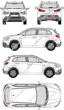 Mitsubishi ASX, station wagon, 5 Doors (2010)