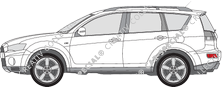 Mitsubishi Outlander station wagon, 2010–2012