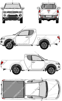 Mitsubishi L200 Pick-up, 2011–2015 (Mits_086)