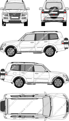 Mitsubishi Pajero Kombi, 2015–2021 (Mits_088)