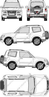 Mitsubishi Pajero, 2015–2021 (Mits_089)