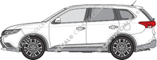 Mitsubishi Outlander station wagon, 2015–2021