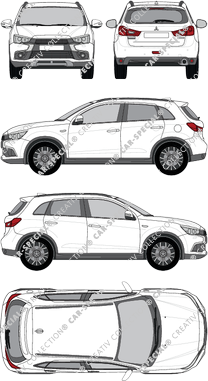 Mitsubishi ASX, 2017–2019 (Mits_095)