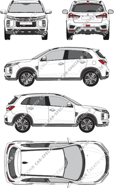 Mitsubishi ASX, station wagon, 5 Doors (2019)