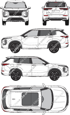 Mitsubishi Outlander, combi, 5 Doors (2021)