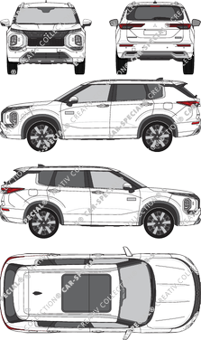 Mitsubishi Outlander, attuale (a partire da 2025) (Mits_107)