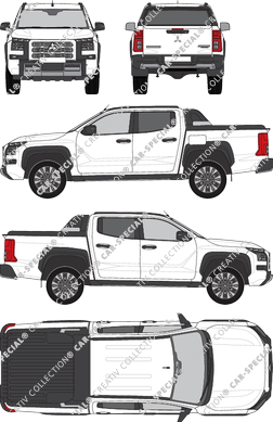 Mitsubishi L200 pick-up, current (since 2024) (Mits_108)