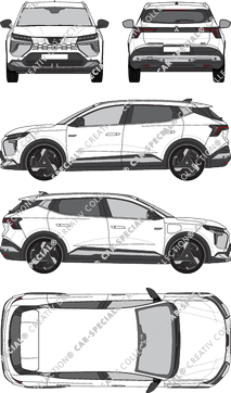 Mitsubishi Eclipse Cross Kombi, aktuell (seit 2026) (Mits_109)