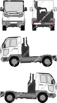 Multicar M31, Fahrgestell für Aufbauten, kurzer Radstand (2013)