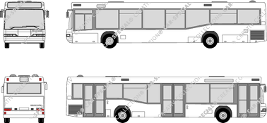 Neoplan N 4014, Bus, 3 Doors