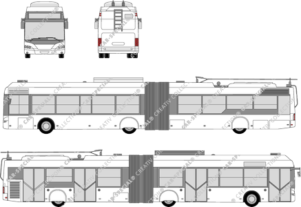 Neoplan Electroliner articulated bus, from 2005 (Neop_083)