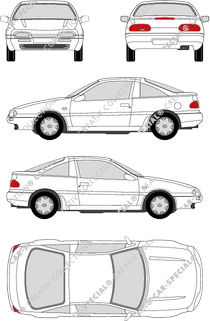 Nissan 100 NX, Coupé, 2 Doors (1990)