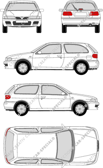 Nissan Almera Kombilimousine, 1998–2000 (Niss_003)