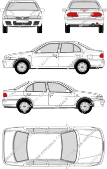 Nissan Almera, berlina, 4 Doors (1998)