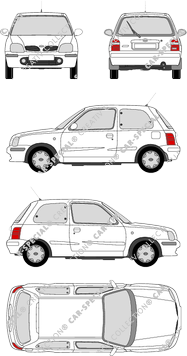 Nissan Micra, 1998–2003 (Niss_008)
