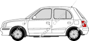 Nissan Micra Hatchback, 1998–2003