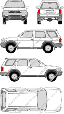 Nissan Pathfinder, Station wagon, 5 Doors (2000)