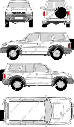 Nissan Patrol Station wagon, from 2000 (Niss_017)