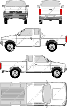 Nissan Pick-Up, Pick-up, Einzelkabine (1988)