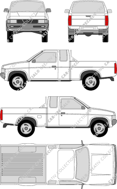 Nissan Pick-Up, Pick-up, single cab (1988)