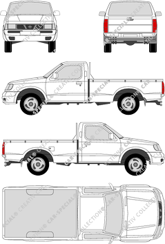 Nissan Pick-Up, Pick-up, single cab (1996)