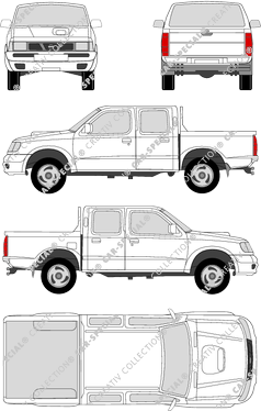 Nissan Pick-Up, Pick-up, Doppelkabine (1996)
