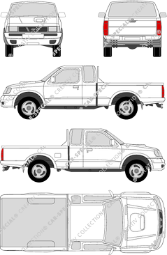 Nissan Pick-Up Pick-up, 1998–2002 (Niss_022)