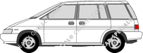 Nissan Prärie Pro combi, 1988–1998