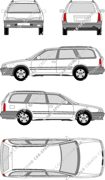 Nissan Primera, 1990–1995 (Niss_028)