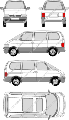 Nissan Serena, station wagon, 4 Doors (1991)