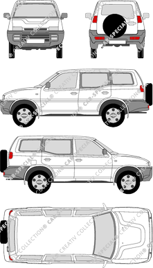 Nissan Terrano Kombi, 1993–2007 (Niss_038)