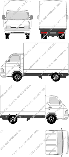 Nissan Trade van/transporter, 1987–2004 (Niss_041)