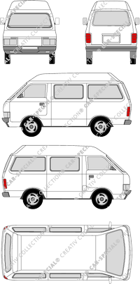 Nissan Vanette, 1985–1993 (Niss_048)
