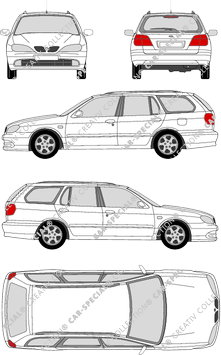 Nissan Primera Traveller, Traveller, station wagon, 5 Doors (2000)