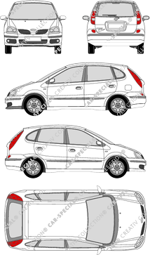 Nissan Almera Kombi, 2000–2006 (Niss_058)