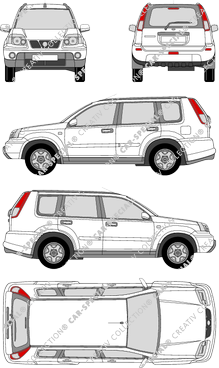 Nissan X-Trail, station wagon, 5 Doors (2001)