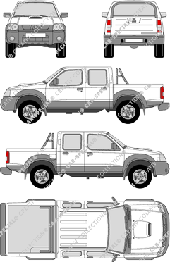 Nissan Navara Pick-up, 2005–2006 (Niss_062)