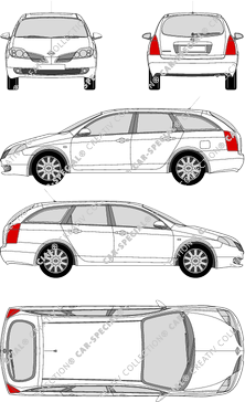 Nissan Primera combi, 2002–2007 (Niss_065)