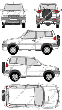 Nissan Terrano, break, 3 Doors (2002)