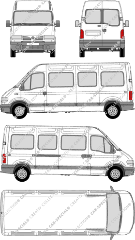 Nissan Interstar camionnette, 2002–2003 (Niss_071)