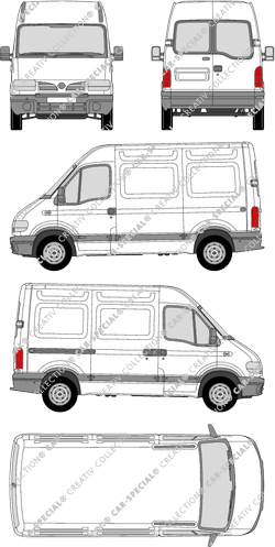 Nissan Interstar van/transporter, 2002–2003 (Niss_073)