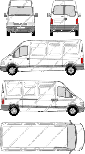 Nissan Interstar Kastenwagen, 2002–2003 (Niss_075)