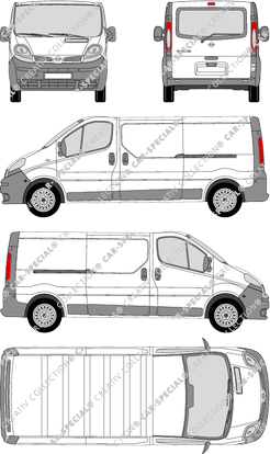 Nissan Primastar fourgon, 2002–2018 (Niss_093)