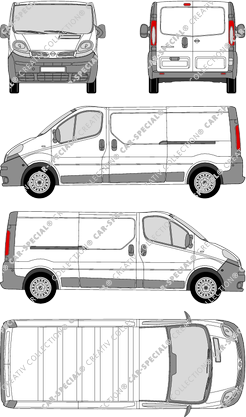 Nissan Primastar Kastenwagen, 2002–2018 (Niss_095)