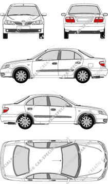 Nissan Almera, berlina, 4 Doors (2002)