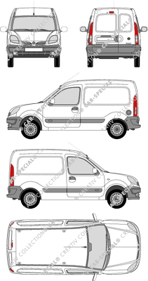 Nissan Kubistar, Kastenwagen, Rear Wing Doors (2003)