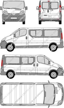 Nissan Primastar Kleinbus, 2003–2008 (Niss_122)