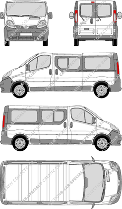 Nissan Primastar minibus, 2003–2008 (Niss_123)