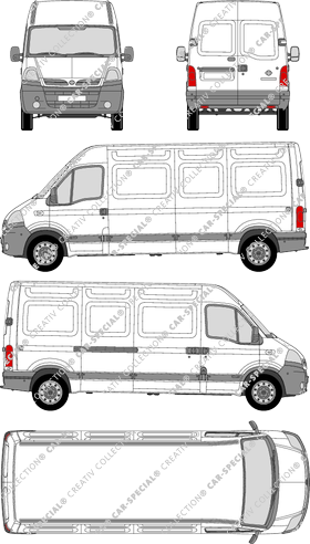 Nissan Interstar furgone, 2004–2010 (Niss_129)